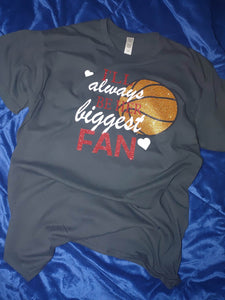 3T Nation - Biggest Fan Girls Basketball Player T-Shirt