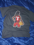 3T Nation - Biggest Fan Girls Basketball Player T-Shirt