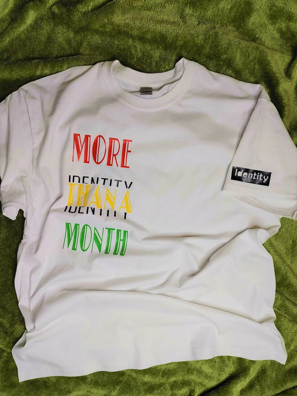 MORE THAN A MONTH - White Short Sleeve